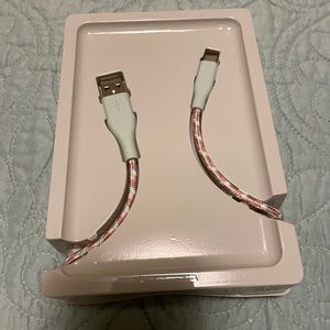 Heyday 4 ft braided USB-A to USB-C cable